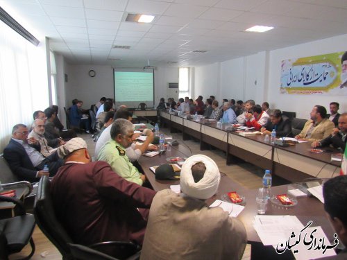 سومین جلسه شورای اداری شهرستان گمیشان برگزار شد
