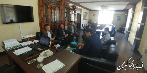 دیدار فرماندار گمیشان با مدیرکل منابع طبیعی و آبخیزداری استان
