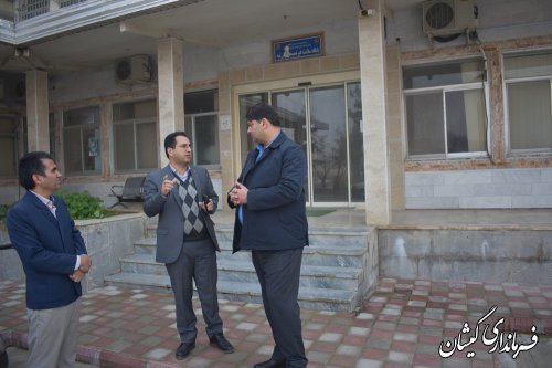 بازدید سرزده فرماندار گمیشان از شبکه بهداشت ودرمان شهرستان