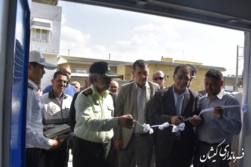 افتتاح ساختمان پلیس راهور شهرستان گمیشان