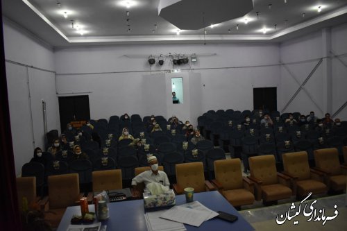 جلسه آموزشی اعضای شعب اخذ رای انتخابات مرحله دوم مجلس شورای اسلامی شهرستان
