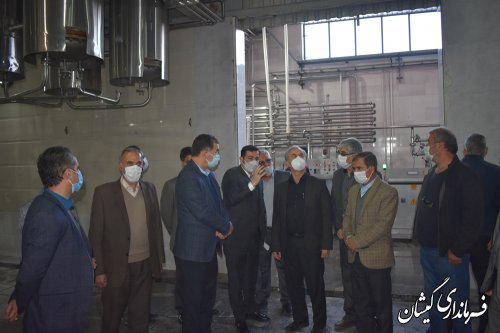 کارخانه تولید شیر خشک و پودر آب پنیرآشوراده افتتاح و به بهره برداری رسید