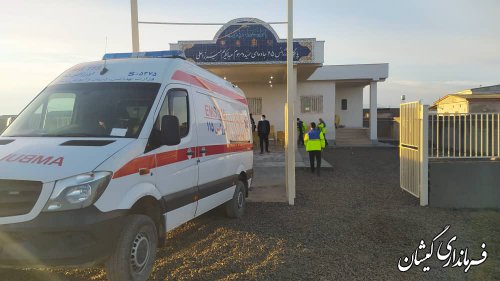 پایگاه جاده ای اورژانس 115 روستای مرزی کله پست افتتاح شد