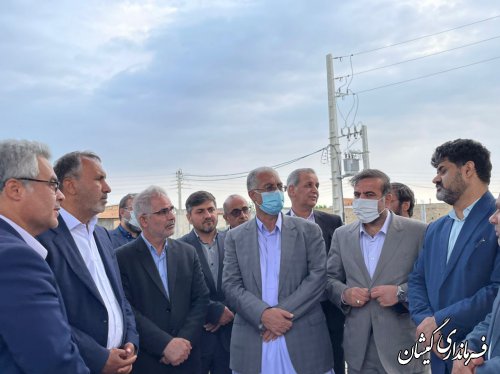 حضور هیئت عالی کمیسیون عمران مجلس شورای اسلامی در شهرستان گمیشان