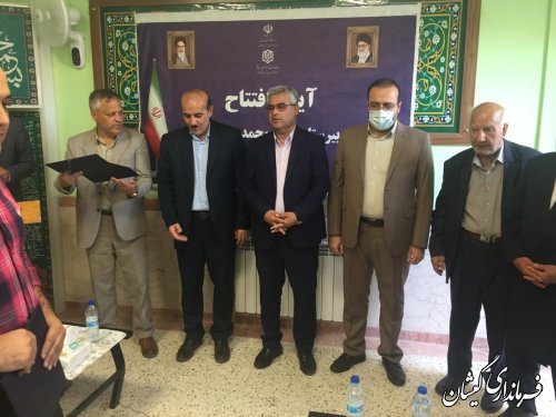 برگزاری  آیین  افتتاح دبیرستان  امام محمد باقر (ع) شهرستان گمیشان