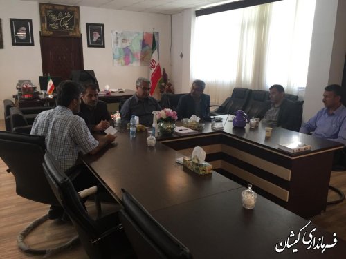 برگزاری جلسه پیگیری وضعیت امور آب و فاضلاب شهرستان 