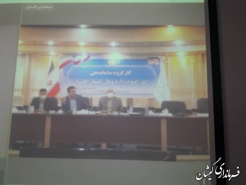 حضور فرماندار گمیشان در جلسه شورای آرد و نان استان 