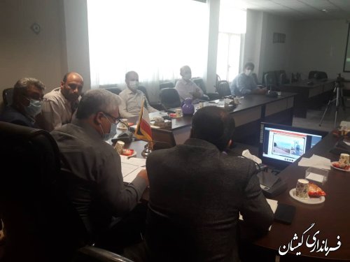 حضور فرماندار گمیشان در جلسه شورای مسکن استان