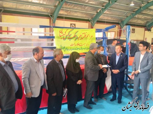 افتتاح رینگ بوکس شهرستان گمیشان
