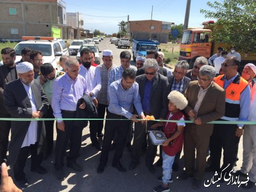 افتتاح راه روستایی قرمسه به چارقلی