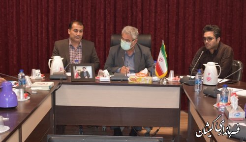 حضور فرماندار گمیشان در جلسه شورای مسکن استان