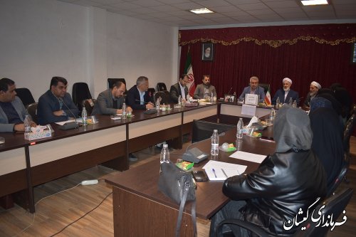 حضور فرماندار گمیشان در شورا اداری انجمن کتابخانه های عمومی استان گلستان