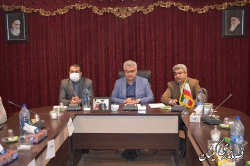 حضور فرماندار گمیشان در جلسه ستاد حمایت از خانواده و جوانی جمعیت استان