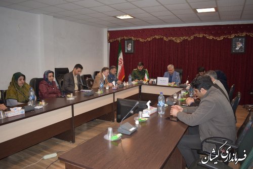جلسه قرارگاه عفاف و حجاب شهرستان برگزار شد.