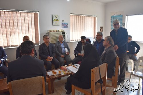نشست پیگیری اجرای طرح آبیاری تحت فشار شرکت تعاونی کشاورزی سبز دشت قلعه ها