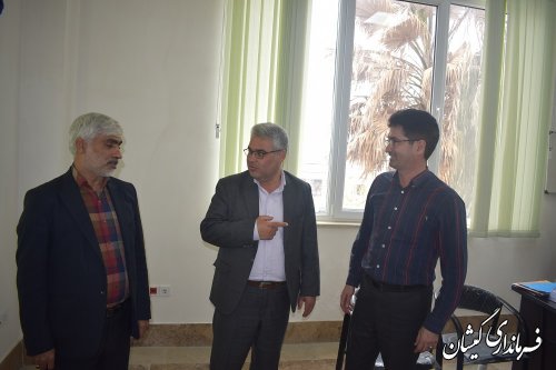 فرماندار گمیشان از کمیته امداد امام خمینی(ره) شهرستان بازدید کرد.