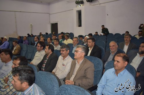 برگزاری نشست نهضت ملی جهاد تبیین شهرستان گمیشان