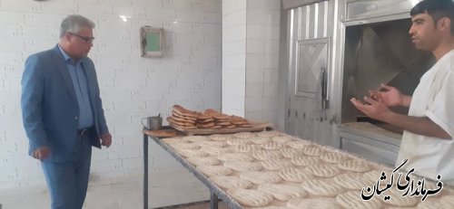 بازدید سر زده فرماندارگمیشان از نانوایی های گمیشان
