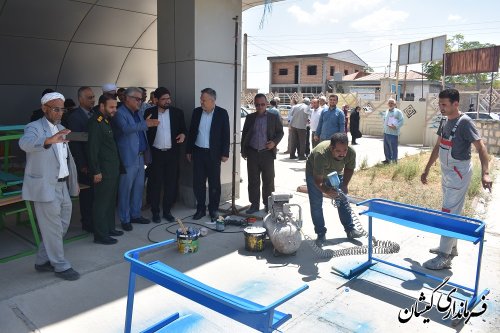 افتتاحیه طرح شهید عجمیان در شهرستان گمیشان برگزار گردید