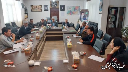 دومین جلسه هیئت اجرایی ستاد انتخابات شهرستان گمیشان برگزار شد