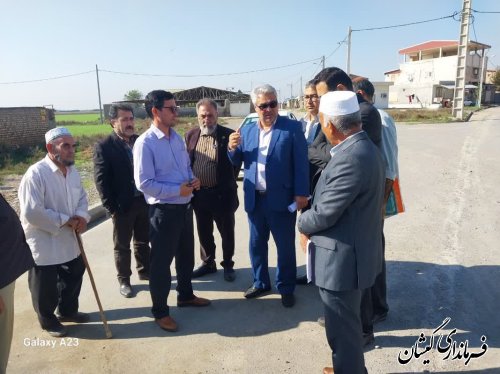 بازدید فرماندار گمیشان از مرکز توزیع گازوئیل شرکت تعاونی مختومقلی روستای آرخ بزرگ