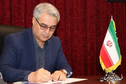 پیام تقدیر فرماندار گمیشان از استقبال باشکوه مردم شریف شهرستان از ریاست محترم جمهور 