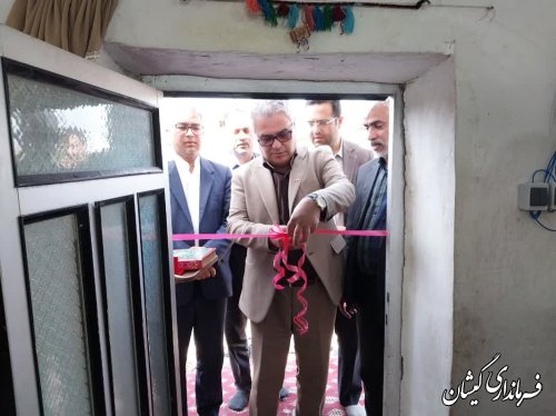 افتتاح کارگاه تولیدی پوشاک در روستای مرزی سقرتپه شهرستان گمیشان 